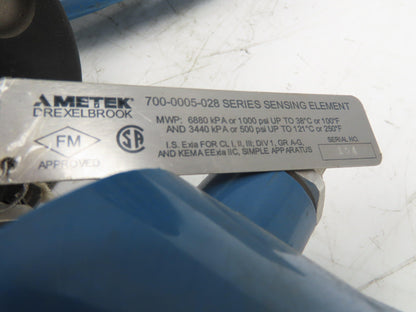 Ametek Drexelbrook 700-0005-028 Sensing Element 1000psi @ 100F | 500psi @ 250F
