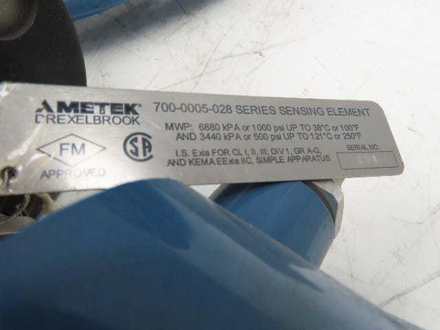 Ametek Drexelbrook 700-0005-028 Sensing Element 1000psi @ 100F | 500psi @ 250F