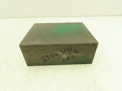 1018 Cold Rolled Steel Flat Bar Stock 2-1/4"x 4-1/2"x 5-5/8"L Rectangle 16Lbs