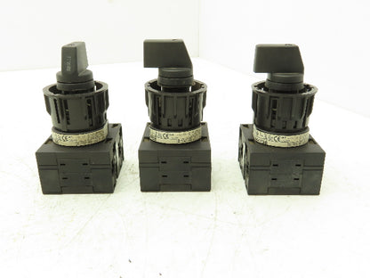 Klockner Moeller T3-2-64647GB Rotary Switch 4-Position 15kW 25A 600V Lot of 3