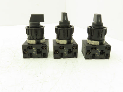 Klockner Moeller T3-2-64647GB Rotary Switch 4-Position 15kW 25A 600V Lot of 3