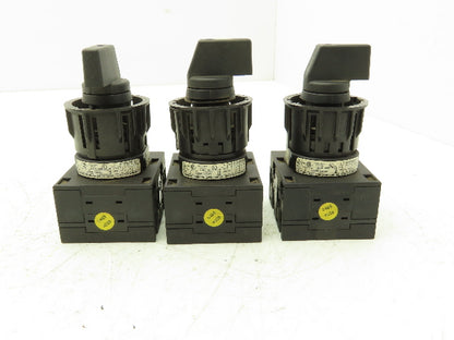 Klockner Moeller T3-2-64647GB Rotary Switch 4-Position 15kW 25A 600V Lot of 3
