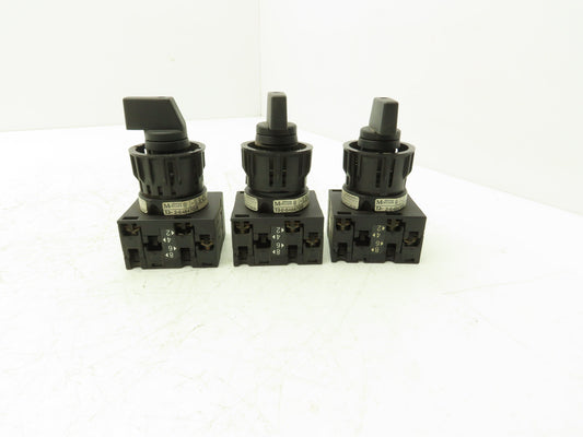 Klockner Moeller T3-2-64647GB Rotary Switch 4-Position 15kW 25A 600V Lot of 3