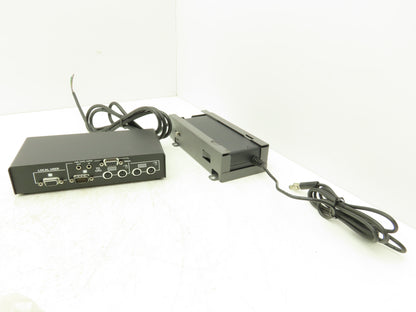 Black Box ACU1028A CAT5 KVM Extender ServSwitch Local Box Only And Cords