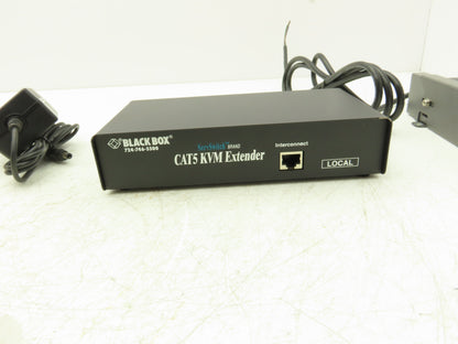 Black Box ACU1028A CAT5 KVM Extender ServSwitch Local Box Only And Cords