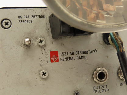 General Radio 1531 Strobomatic Electronic Stroboscope Light Tachometer