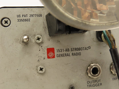 General Radio 1531 Strobomatic Electronic Stroboscope Light Tachometer