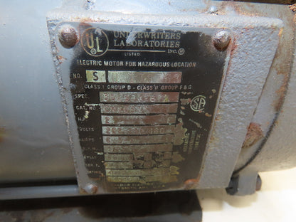 Baldor CM7037T AC Motor Hazardous Location 2Hp 1725rpm 208-230/460v 3ph 145TC