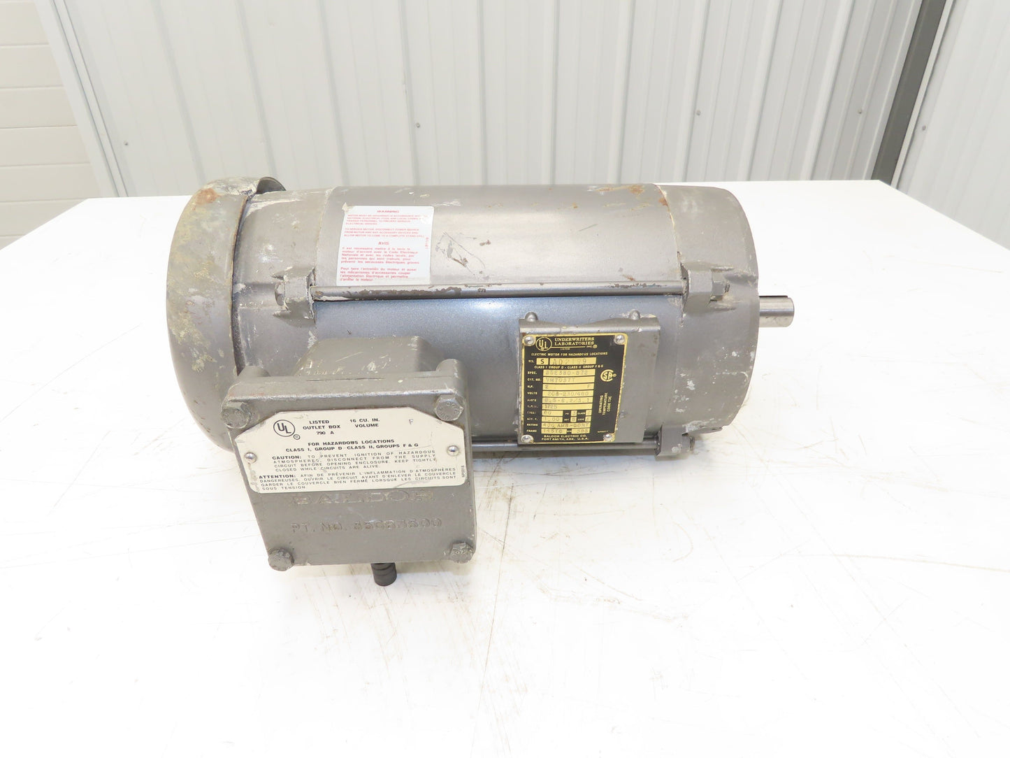 Baldor VM7037T AC Motor Hazardous Location 2Hp 1725rpm 208-230/460v 3ph 145TC