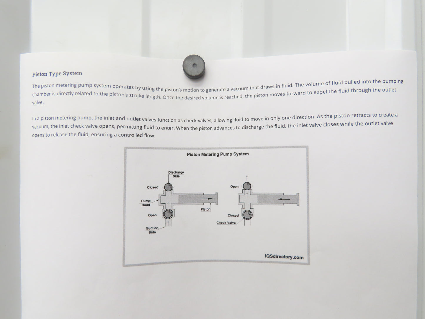 Piston Metering Pump Stainless Steel Pneumatic 1 Gal Displacement 3 Way Valve
