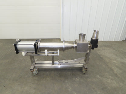 Piston Metering Pump Stainless Steel Pneumatic 1 Gal Displacement 3 Way Valve