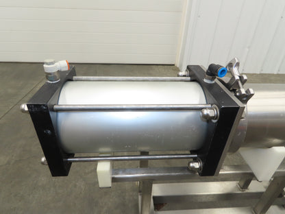 Piston Metering Pump Stainless Steel Pneumatic 1 Gal Displacement 3 Way Valve