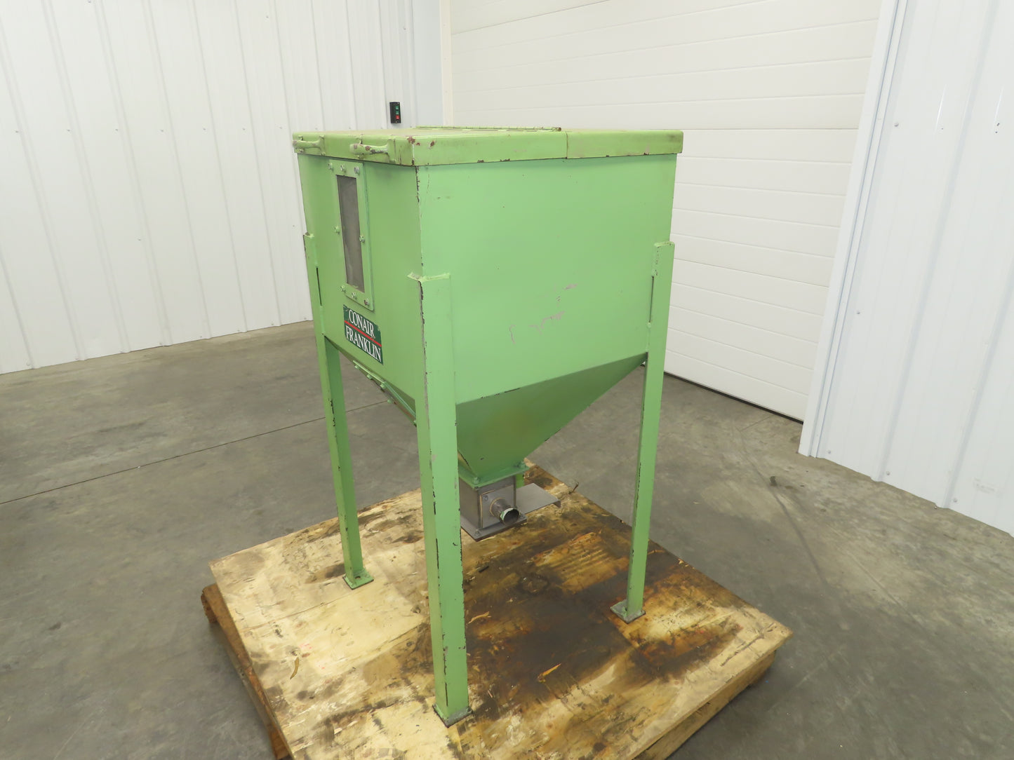 Conair Vacuum Receiver Loader 21x21" Hopper 40 Gallon Injection Molding Plastic