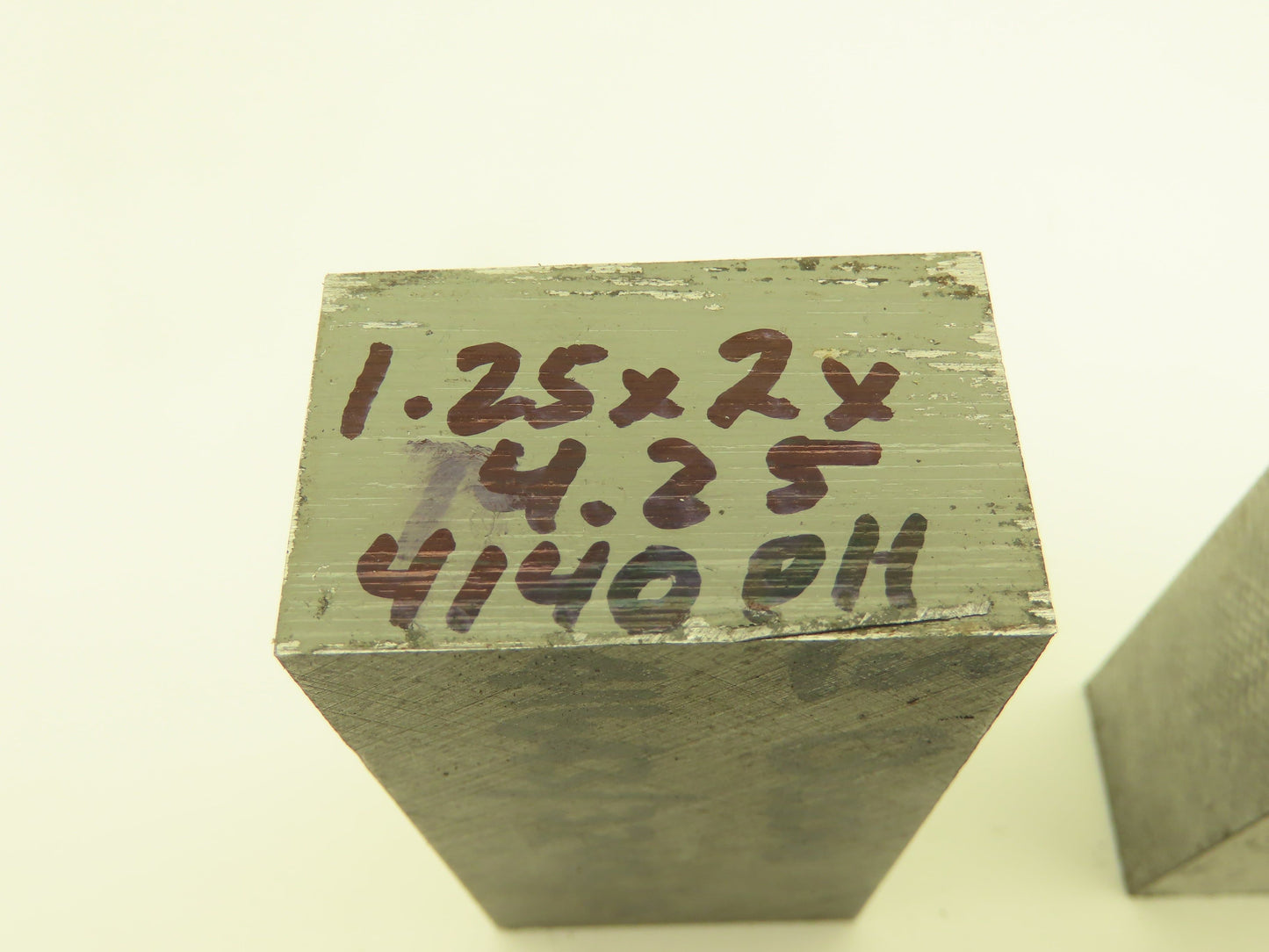 4140/4142 PH Alloy Steel Flat Bar Stock 1-1/4"x 2"x 4-1/4"L  Lot of 6