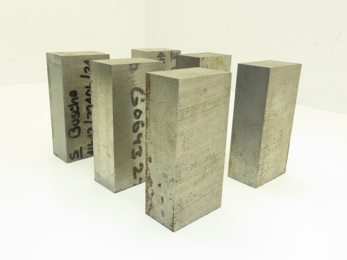 4140/4142 PH Alloy Steel Flat Bar Stock 1-1/4"x 2"x 4-1/4"L  Lot of 6