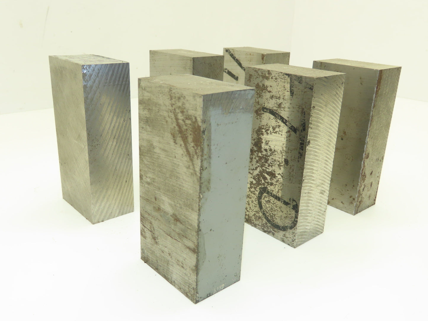 4140/4142 PH Alloy Steel Flat Bar Stock 1-1/4"x 2"x 4-1/4"L  Lot of 6