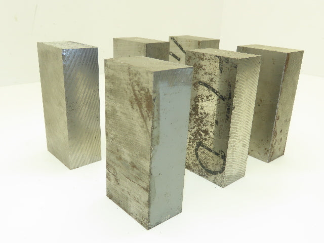 4140/4142 PH Alloy Steel Flat Bar Stock 1-1/4"x 2"x 4-1/4"L  Lot of 6