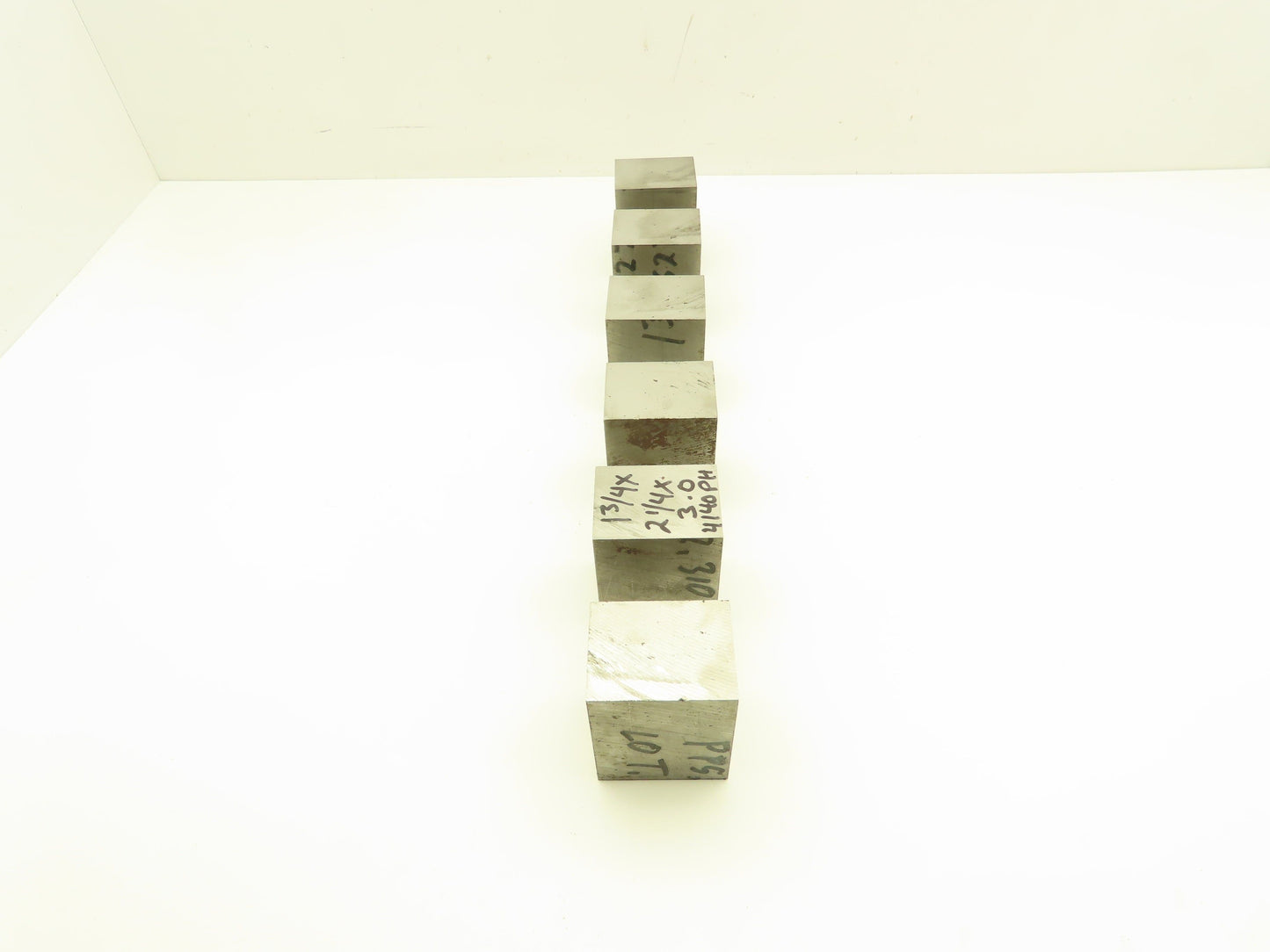 4140 PH Alloy Steel Flat Bar Stock 1-3/4"x 2-1/4"x 3"L  Lot of 6