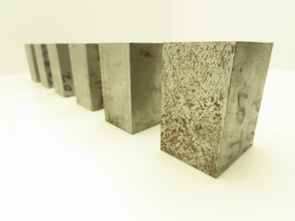 4140 PH Alloy Steel Flat Bar Stock 1-3/4"x 2-1/4"x 3"L  Lot of 6