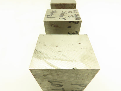 4140 PH Alloy Steel Flat Bar Stock 1-3/4"x 2-1/4"x 3"L  Lot of 6