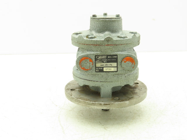 Gast 6AM-NRV-7A Rotary Vane Air Motor 1/2 NPT 4Hp 128Cfm 3000rpm .63" Shaft