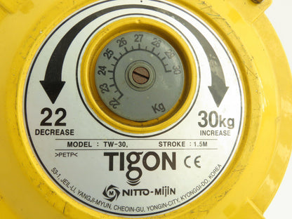 Tigon TW-30 Spring Tool Balancer With Steel Cable 22-30kg 48-66lbs Nitto-Mijin