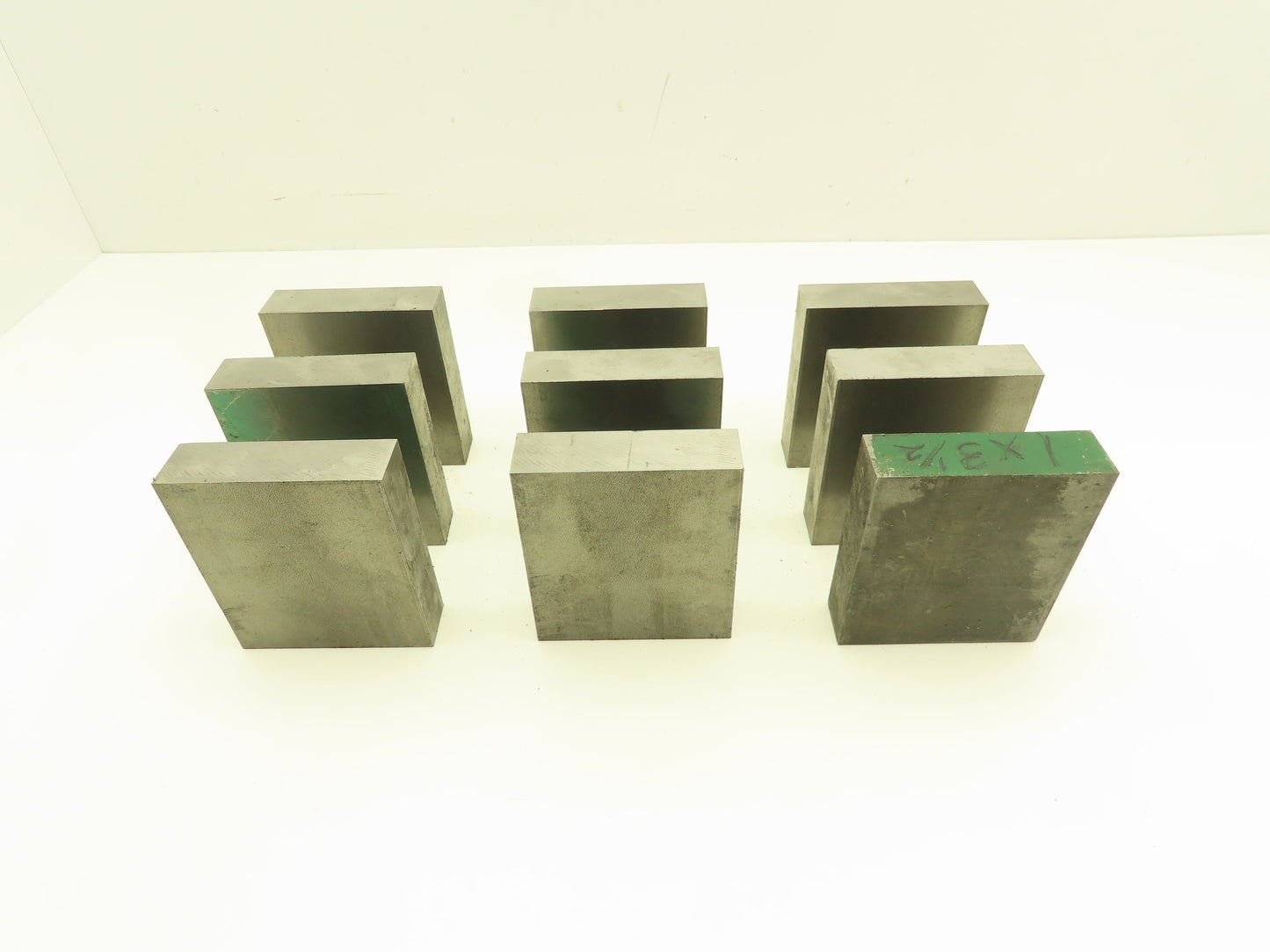 1018 Cold Rolled Steel Flat Bar Stock 1"x 3-1/2"x 4"L  Lot of 9 Blocks