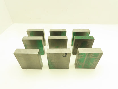1018 Cold Rolled Steel Flat Bar Stock 1"x 3-1/2"x 4"L  Lot of 9 Blocks