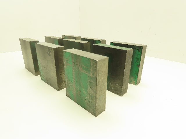 1018 Cold Rolled Steel Flat Bar Stock 1"x 3-1/2"x 4"L  Lot of 9 Blocks