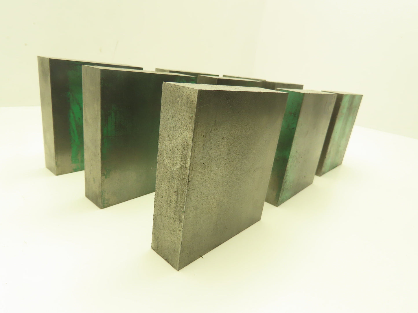 1018 Cold Rolled Steel Flat Bar Stock 1"x 3-1/2"x 4"L  Lot of 9 Blocks