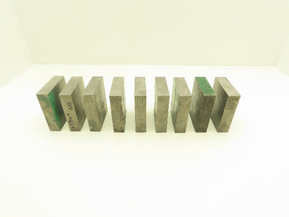 1018 Cold Rolled Steel Flat Bar Stock 1"x 3-1/2"x 4"L  Lot of 9 Blocks