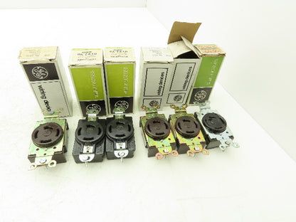General Electric GL7410 Locking Receptacle 3Ph 4-Wire 120/208v 20A Lot of 6