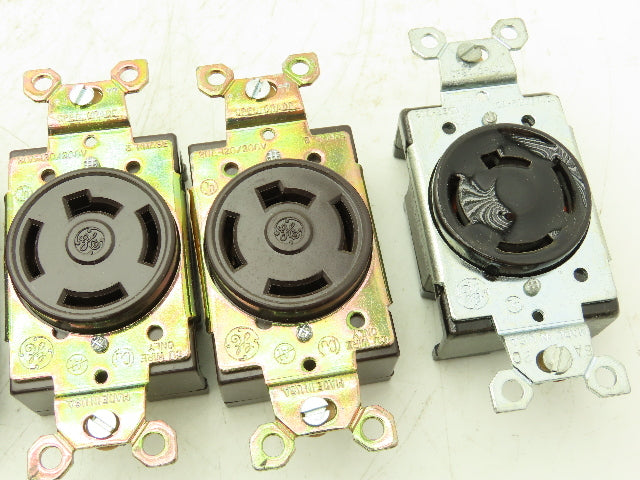General Electric GL7410 Locking Receptacle 3Ph 4-Wire 120/208v 20A Lot of 6