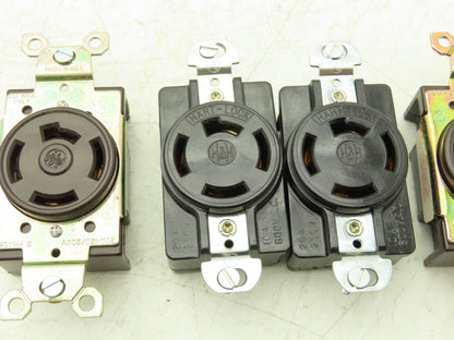 General Electric GL7410 Locking Receptacle 3Ph 4-Wire 120/208v 20A Lot of 6