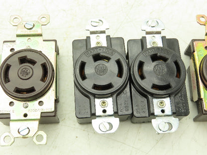 General Electric GL7410 Locking Receptacle 3Ph 4-Wire 120/208v 20A Lot of 6