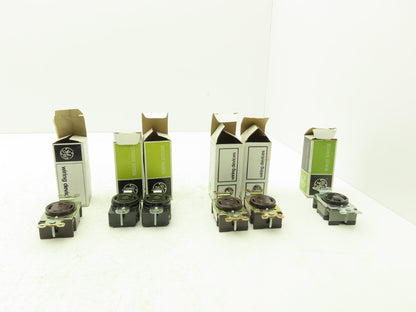 General Electric GL7410 Locking Receptacle 3Ph 4-Wire 120/208v 20A Lot of 6