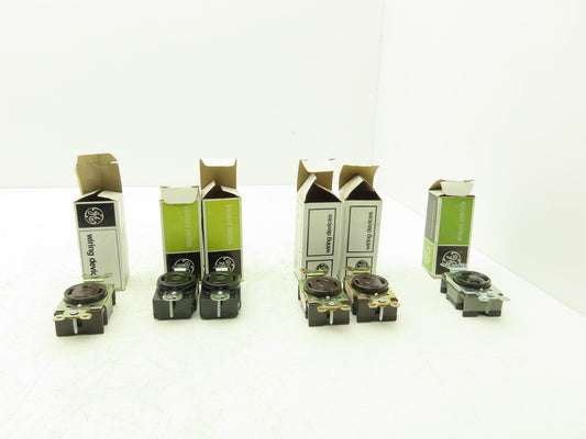 General Electric GL7410 Locking Receptacle 3Ph 4-Wire 120/208v 20A Lot of 6