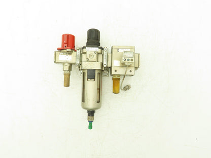 SMC AV4000-04-5DZ Compressed Pneumatic Air Treatment Assembly With Regulators