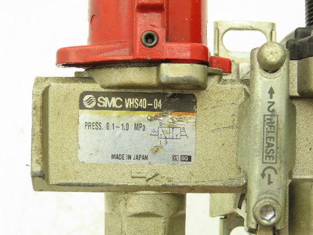 SMC AV4000-04-5DZ Compressed Pneumatic Air Treatment Assembly With Regulators