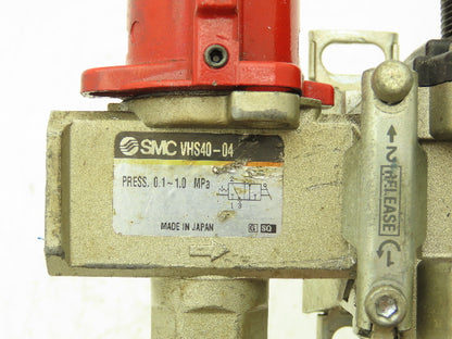 SMC AV4000-04-5DZ Compressed Pneumatic Air Treatment Assembly With Regulators