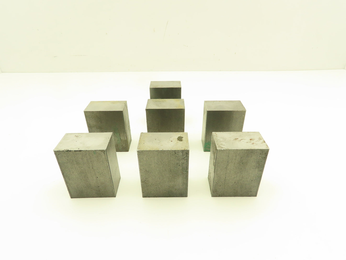 1018 Cold Rolled Steel Flat Bar Stock 1-1/4"x 2"x 2-1/2"L  Lot of 7 Blocks