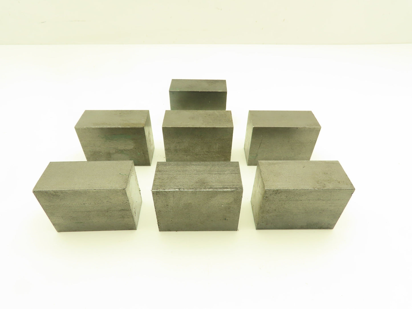1018 Cold Rolled Steel Flat Bar Stock 1-1/4"x 2"x 2-1/2"L  Lot of 7 Blocks