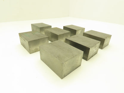 1018 Cold Rolled Steel Flat Bar Stock 1-1/4"x 2"x 2-1/2"L  Lot of 7 Blocks