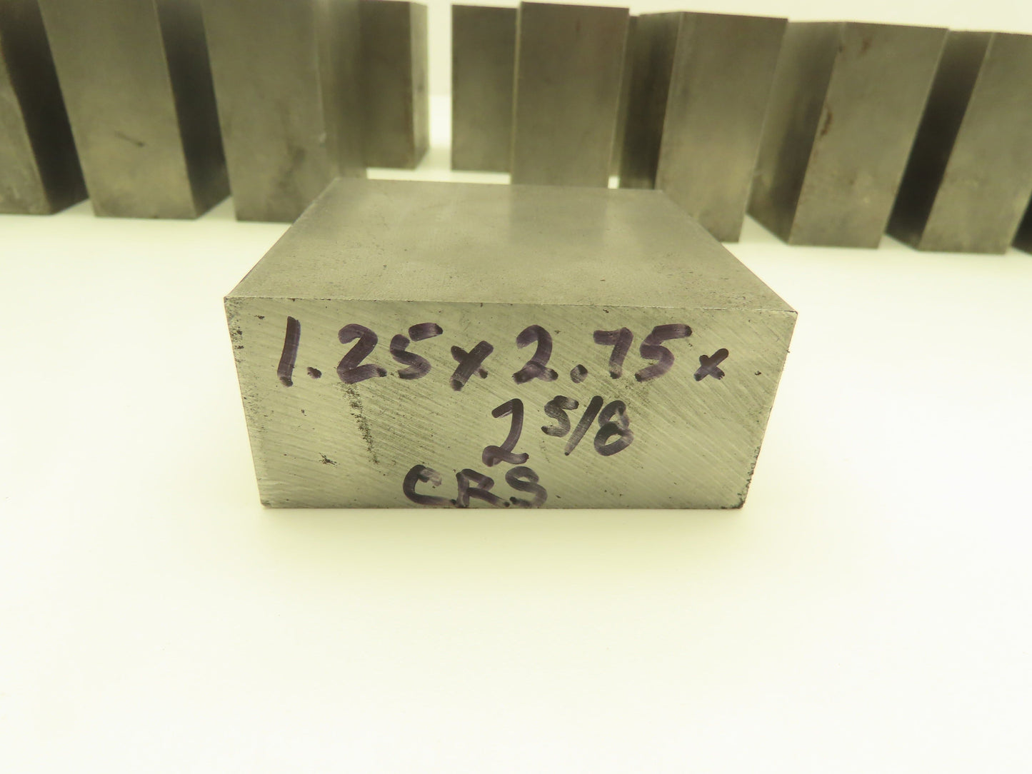 1018 Cold Rolled Steel Flat Bar Stock 1-1/4"x 2-3/4"x 2-5/8"L  Lot of 17 Blocks