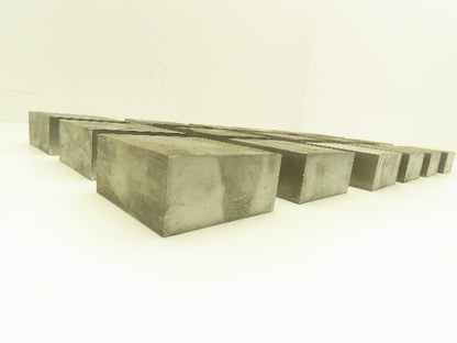 1018 Cold Rolled Steel Flat Bar Stock 1-1/4"x 2-3/4"x 2-5/8"L  Lot of 17 Blocks