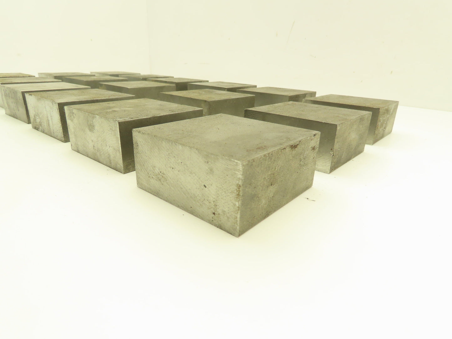 1018 Cold Rolled Steel Flat Bar Stock 1-1/4"x 2-3/4"x 2-5/8"L  Lot of 17 Blocks