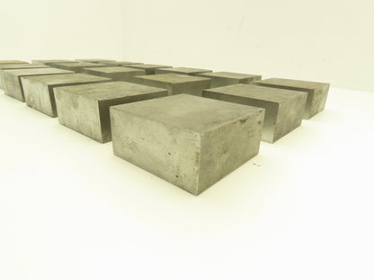 1018 Cold Rolled Steel Flat Bar Stock 1-1/4"x 2-3/4"x 2-5/8"L  Lot of 17 Blocks