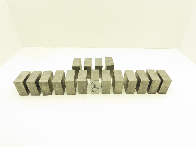 1018 Cold Rolled Steel Flat Bar Stock 1-1/4"x 2-3/4"x 2-5/8"L  Lot of 17 Blocks