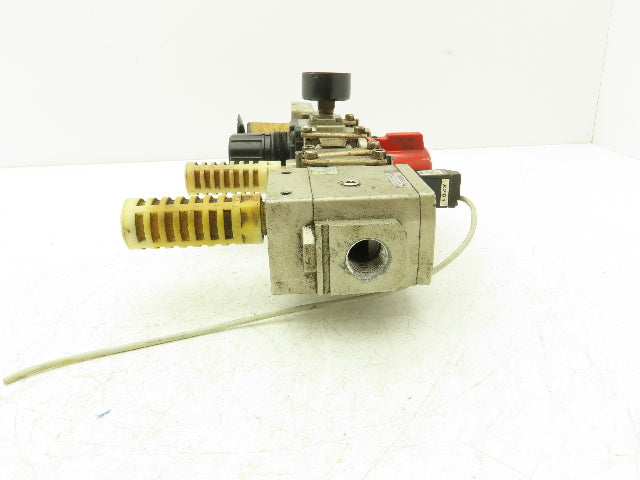 SMC AV4000-04-5DZ Compressed Pneumatic Air Treatment Assembly With Regulators