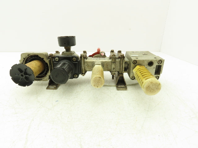 SMC AV4000-04-5DZ Compressed Pneumatic Air Treatment Assembly With Regulators